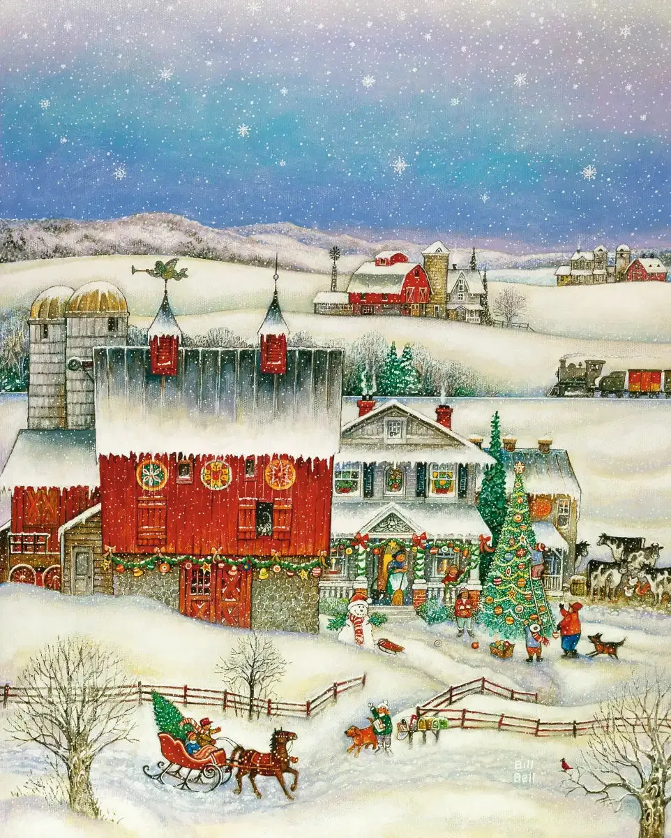 A Country Christmas Wall Art