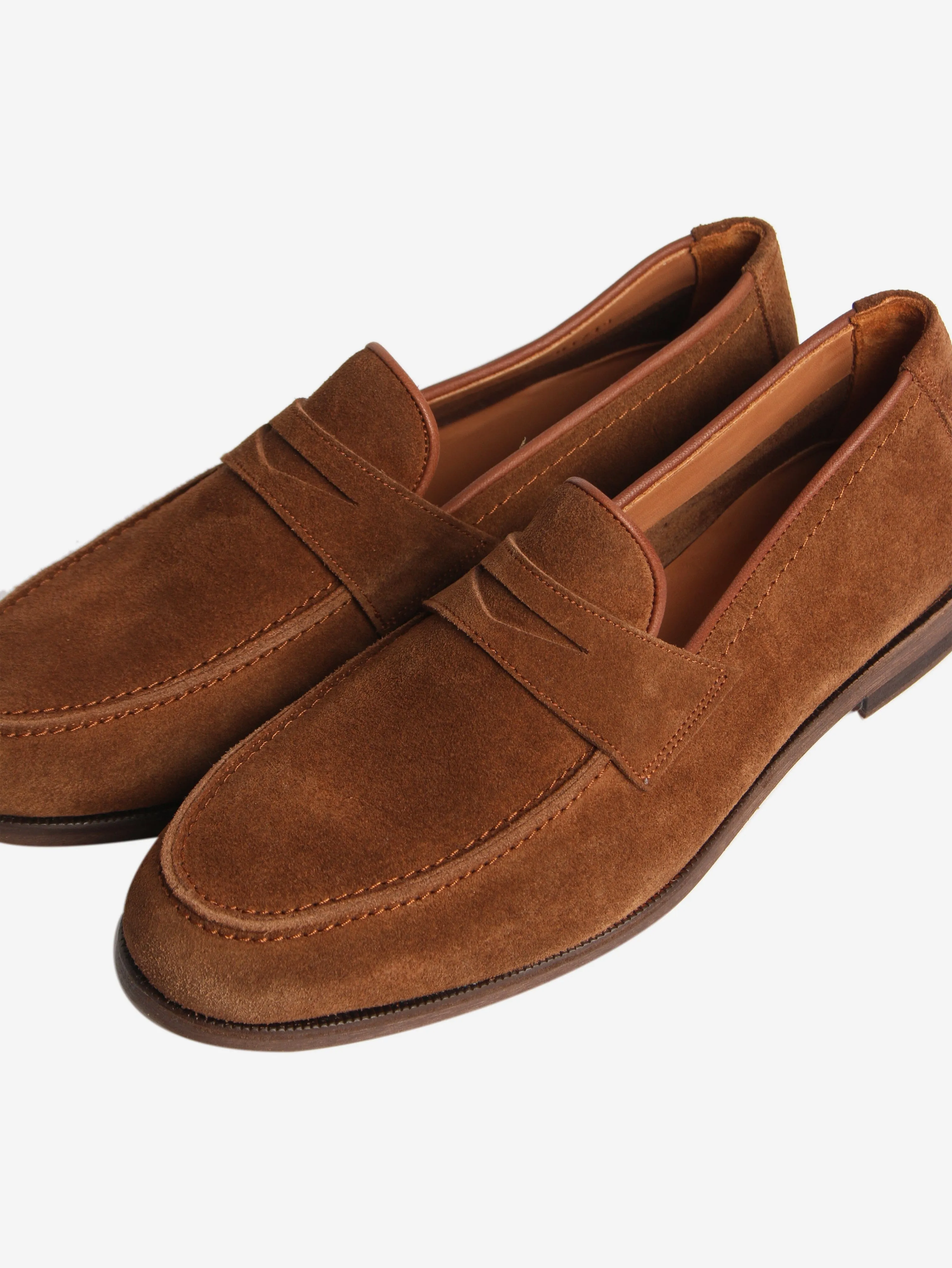 Anthology Brown suede loafers - size