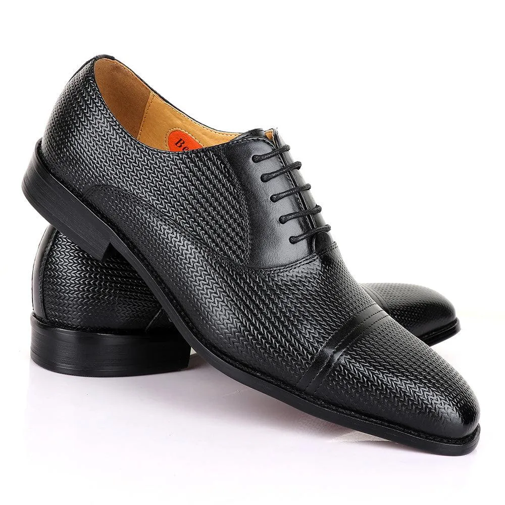 Berluti Formal Oxford Black Leather shoe