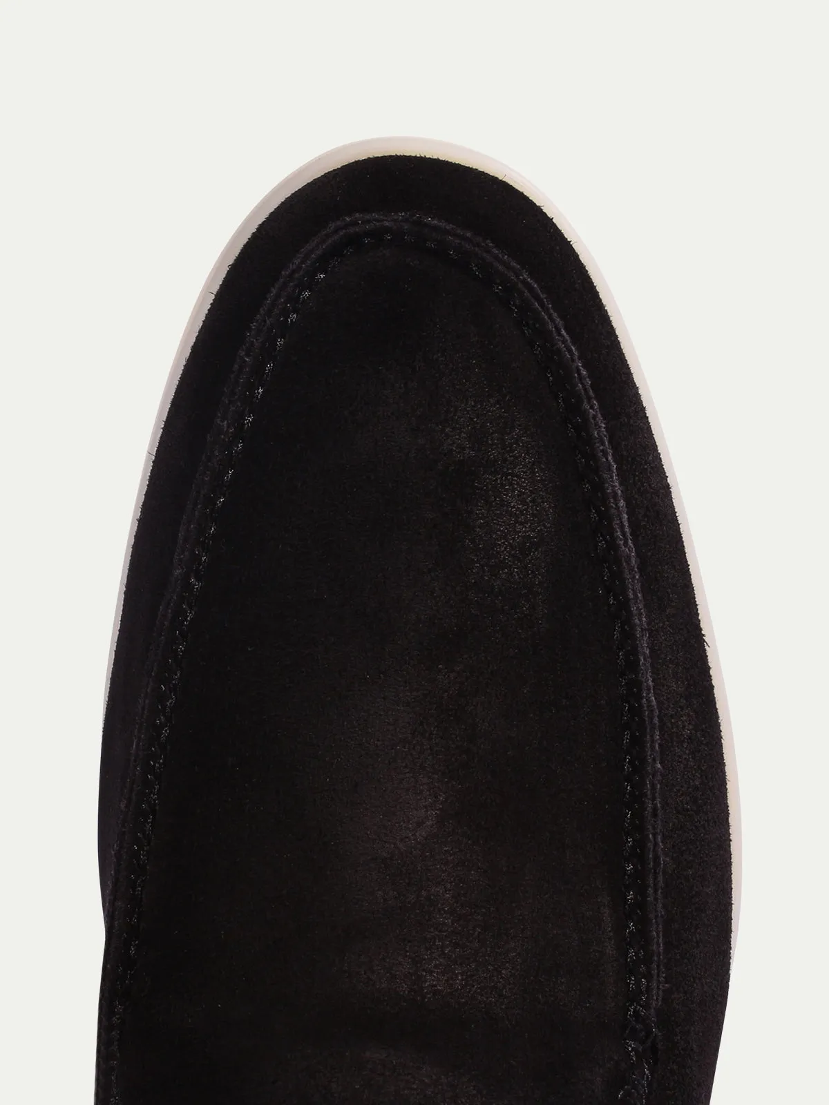 Black City Loafer with Shearling