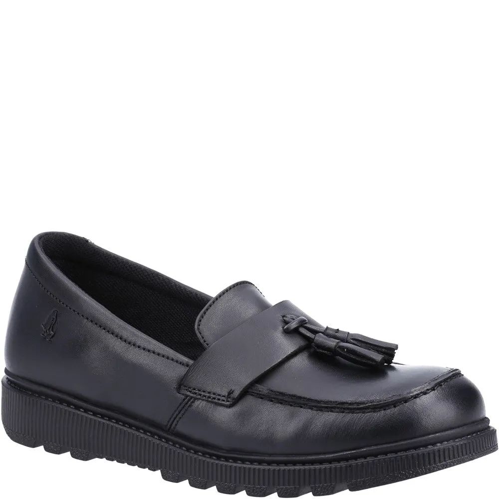 Black Faye Junior School Shoes