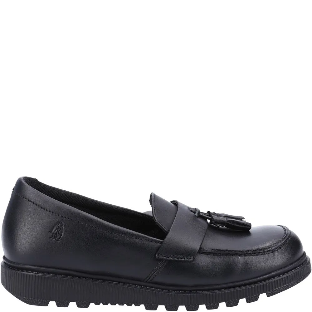 Black Faye Junior School Shoes