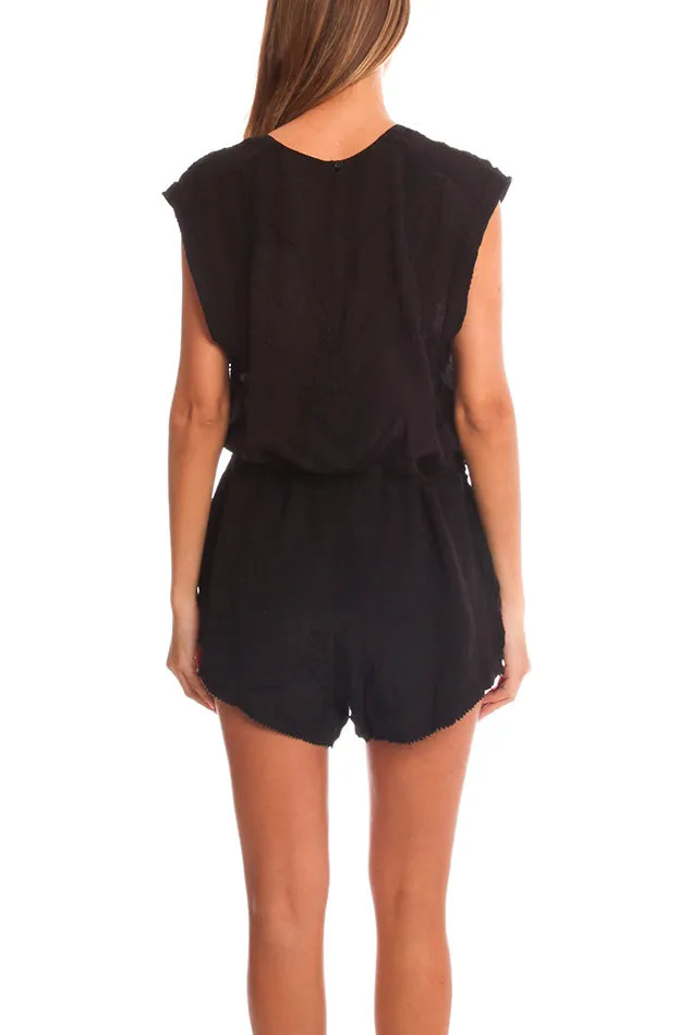 Black IRO Austin Romper