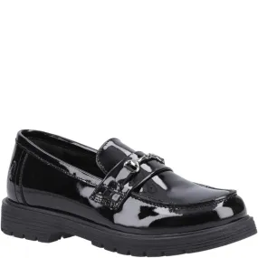 Black Lydia Patent Senior School Shoes