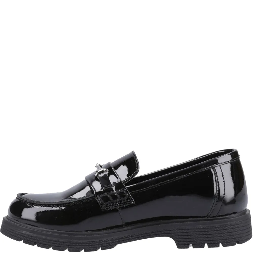 Black Lydia Patent Senior School Shoes