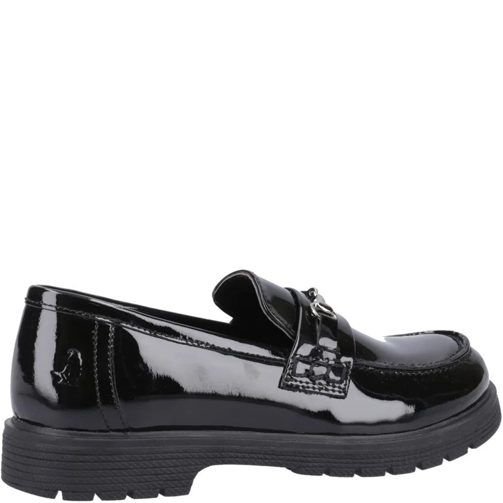 Black Lydia Patent Senior School Shoes