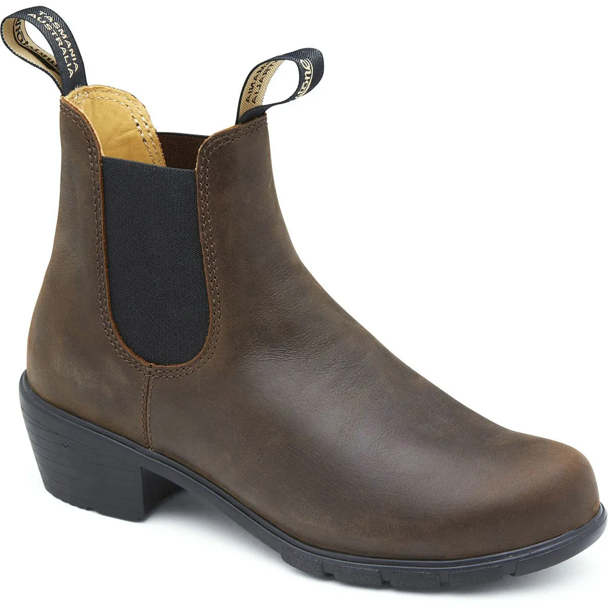 BLUNDSTONE 1673 HEEL ANTIQUE BROWN - WOMENS