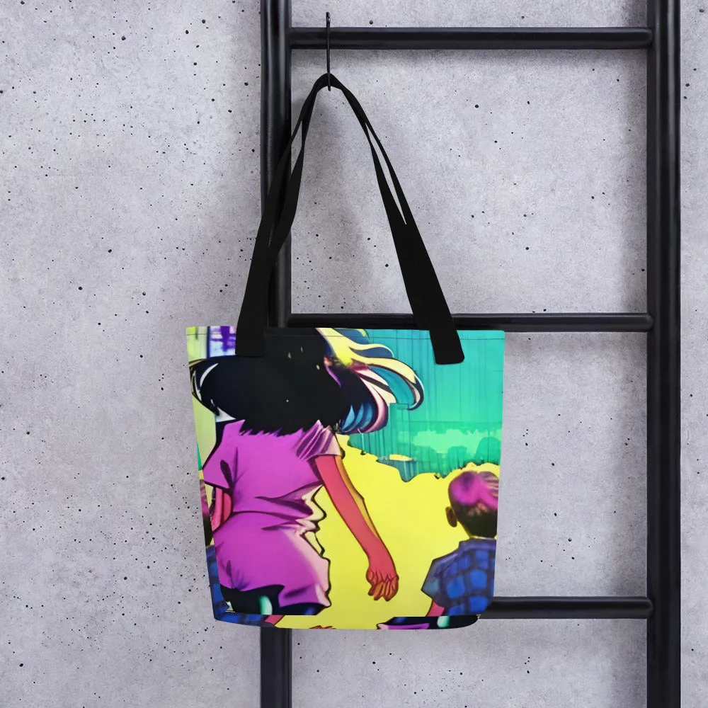 Cheerful Kids Tote Bag: Lightweight and Durable for Everyday Use