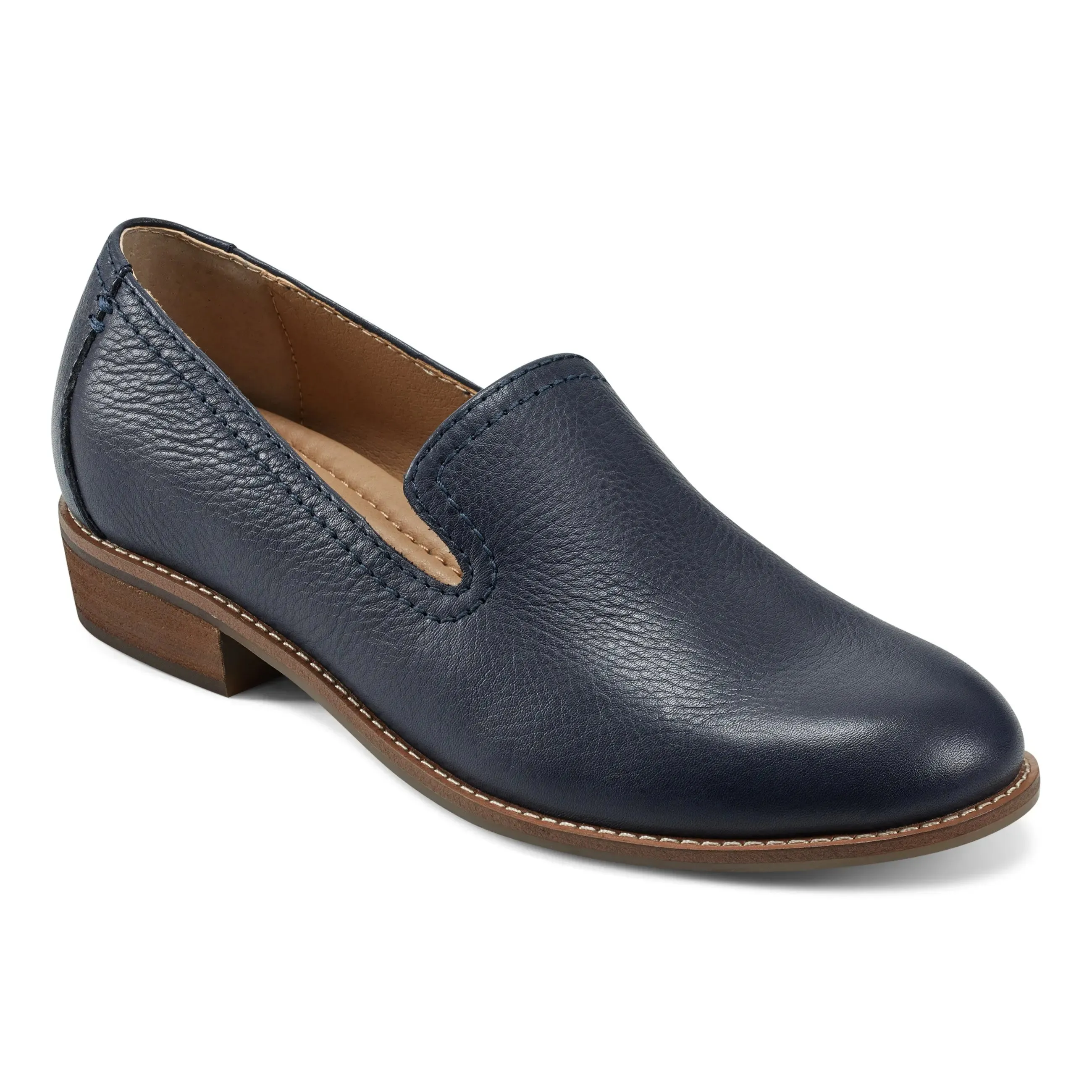 Edna Round Toe Casual Slip-on Flat Loafers