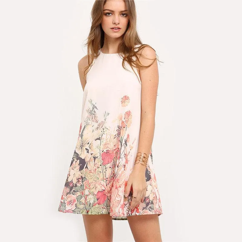 FIELD OF LILIES BABY DOLL DRESS