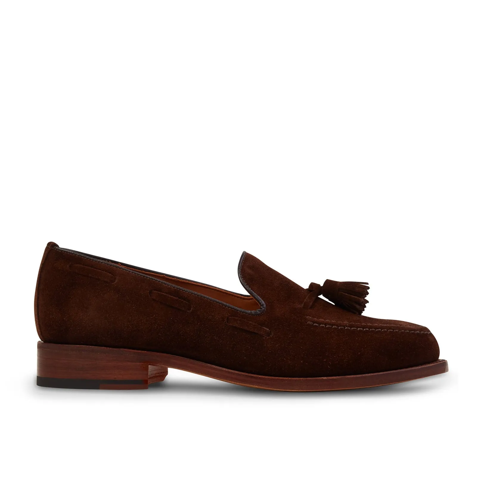 Finchley Suede Tassel Loafer - Polo Snuff