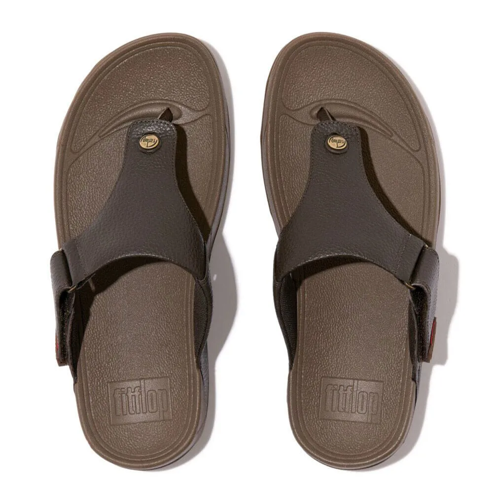 FitFlop Men's Trakk II Sandals - Chocolate Brown