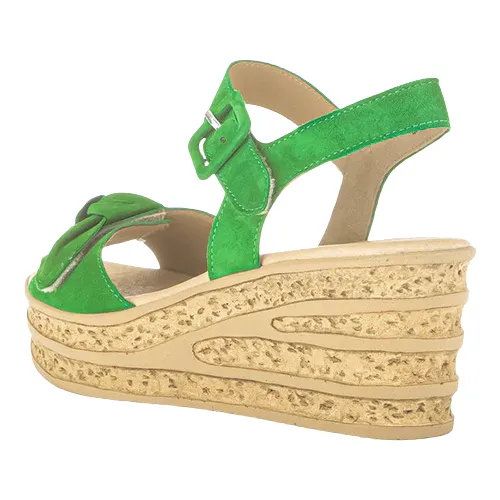 Gabor Ladies Wedge Sandals - 44.653.19 - Green