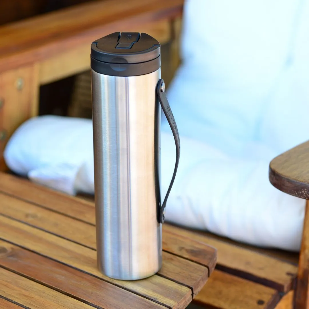 Iconic 20oz Sport Water Bottle - Brushed Steel