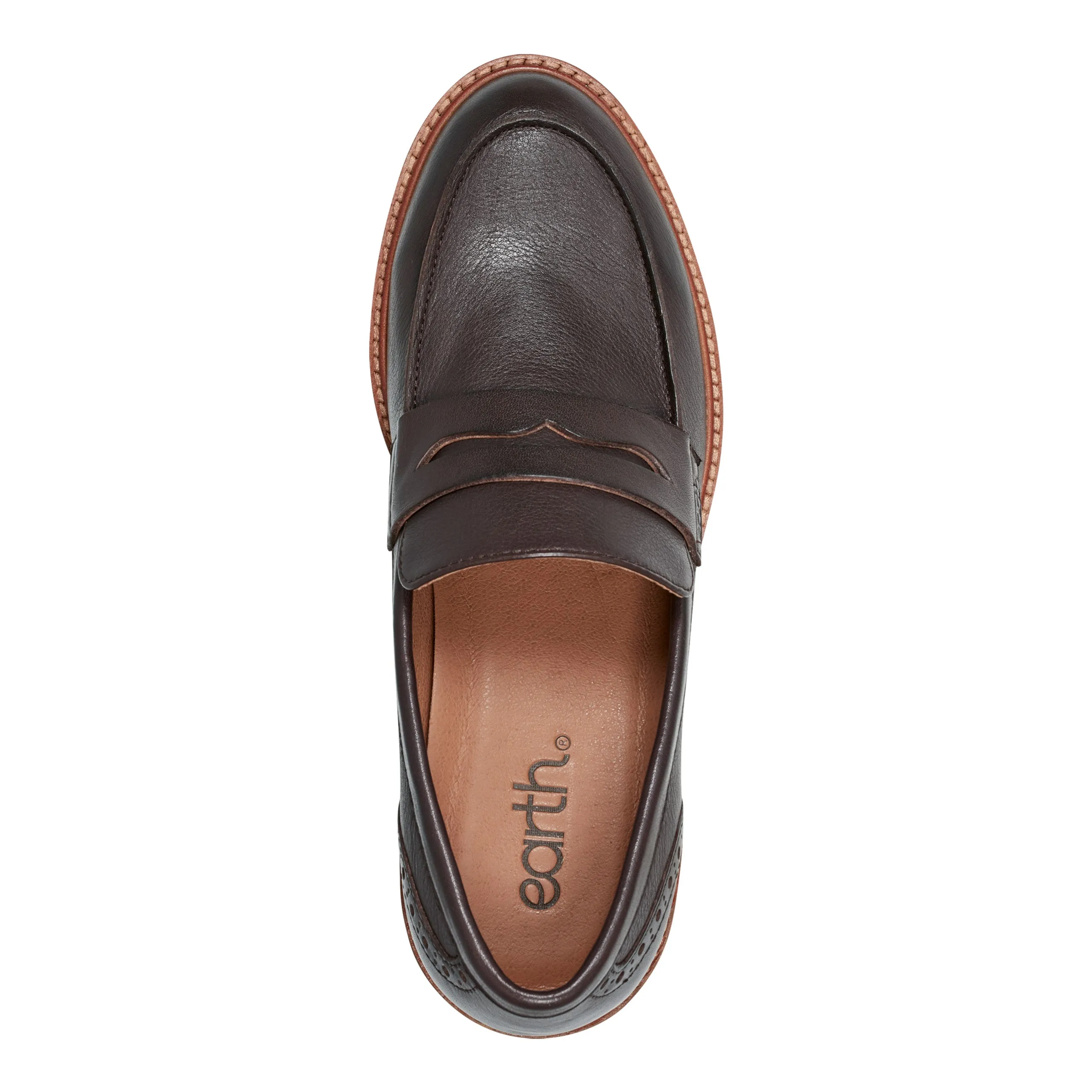 Lindy Almond Toe Casual Slip-on Penny Loafers