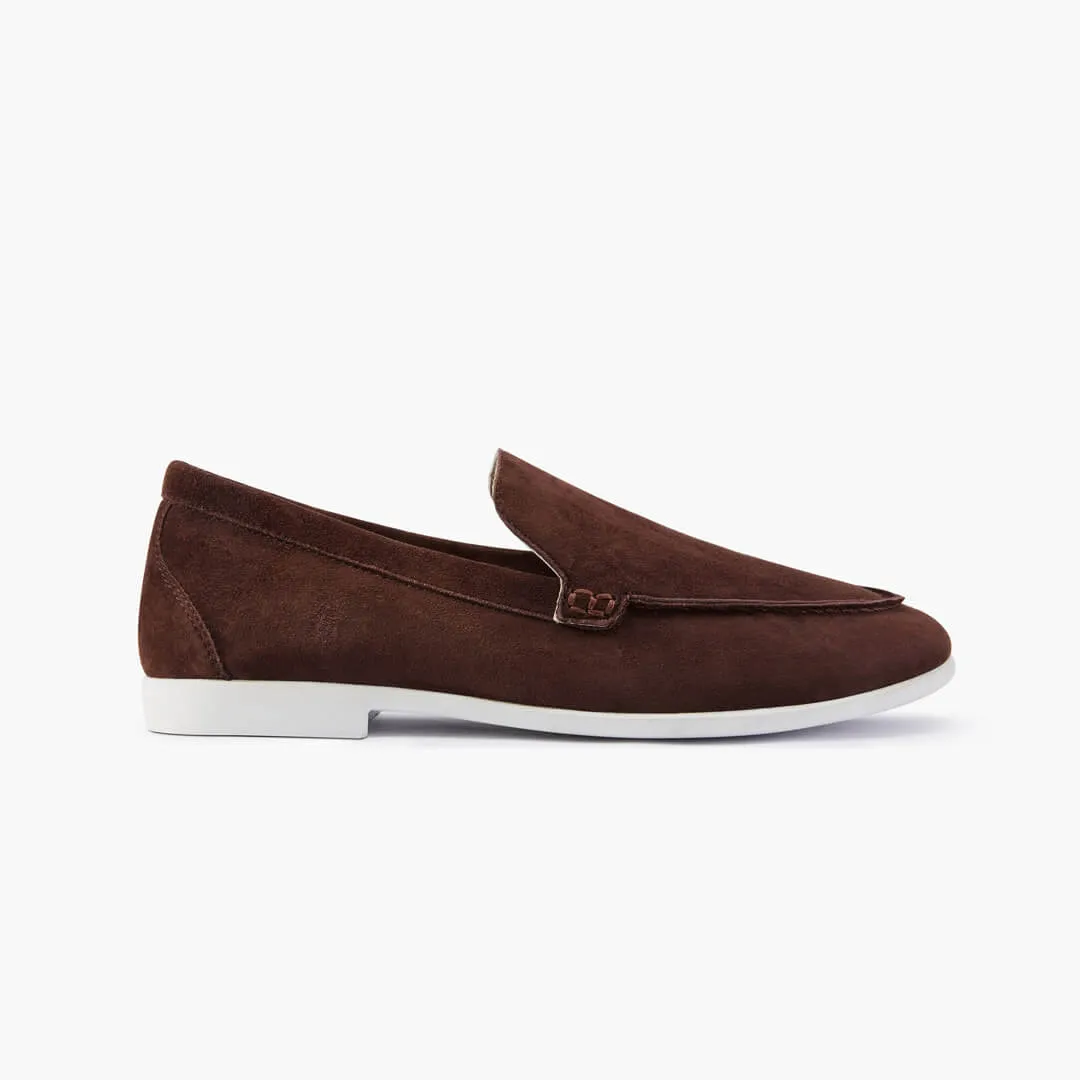 *MANON - brown suede loafers