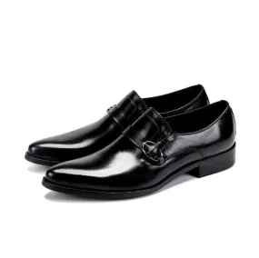 Men's Genuine Leather Strap Loafers