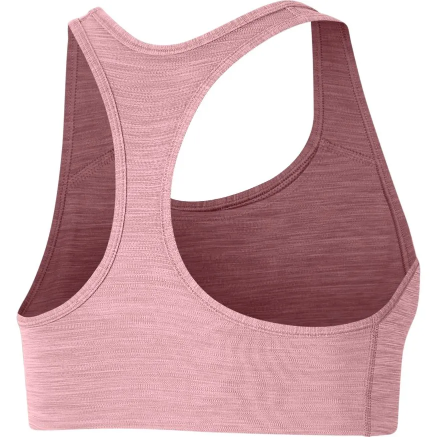 Nike DriFit Swoosh Sports Bra - Pink Glaze/Heather/White