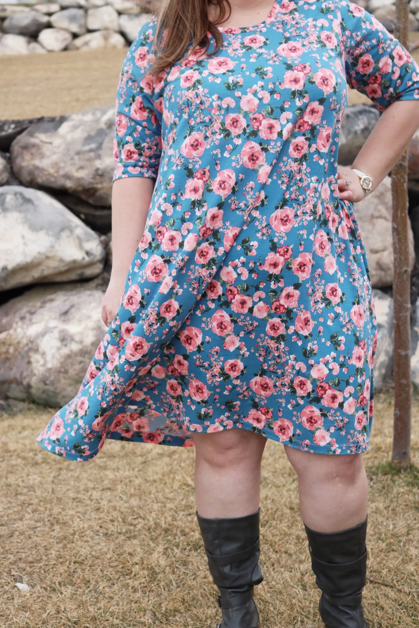 Scarlet Swing Dress PDF Sewing Pattern XXS to 3XL