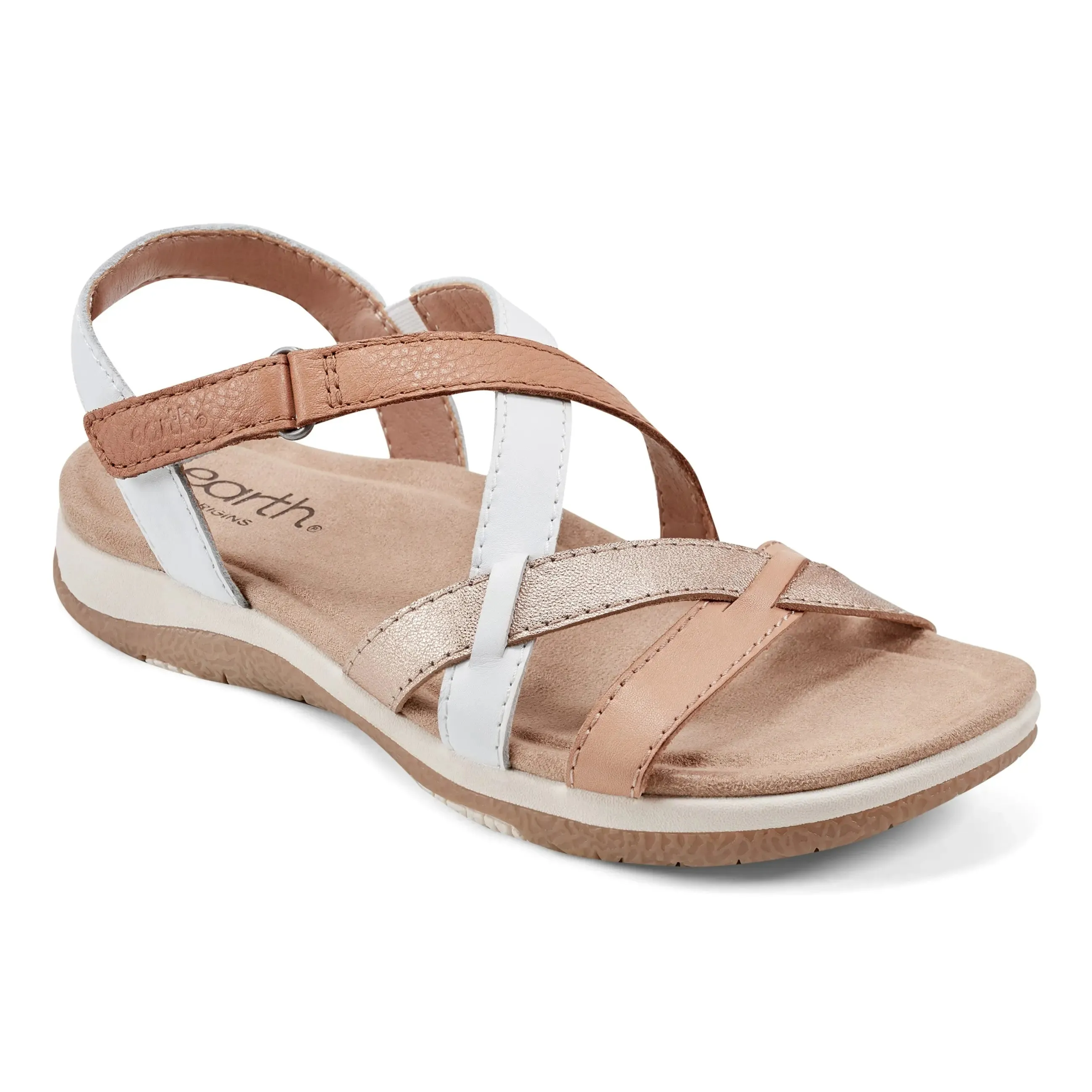 Sterling Casual Strappy Round Toe Flat Sandals