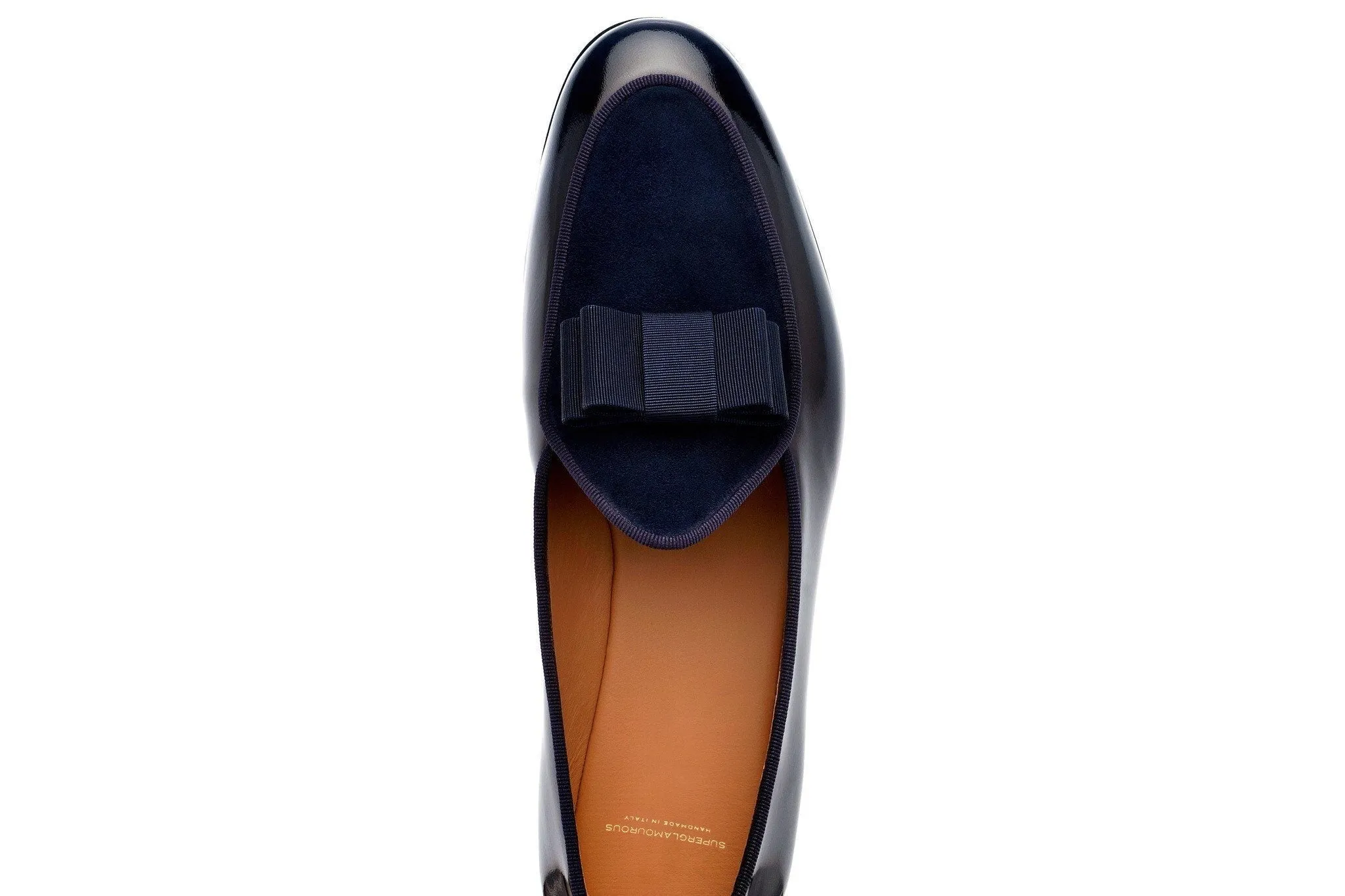 TANGERINE 3 BRUSHED NAVY BELGIAN LOAFERS