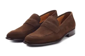 The Stewart Penny Loafer - Cafe Suede