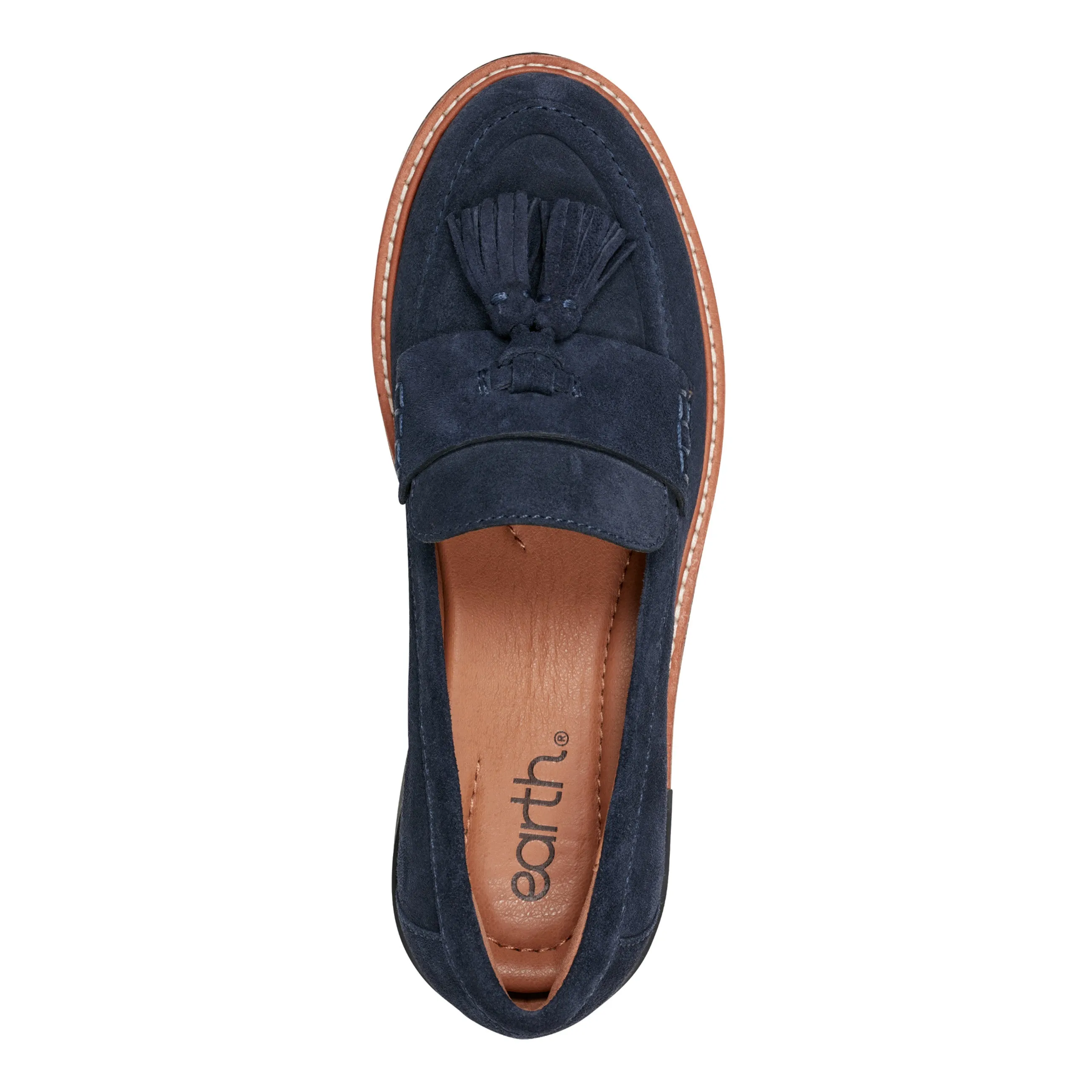 Zimm Round Toe Lug Sole Casual Slip-on Loafers